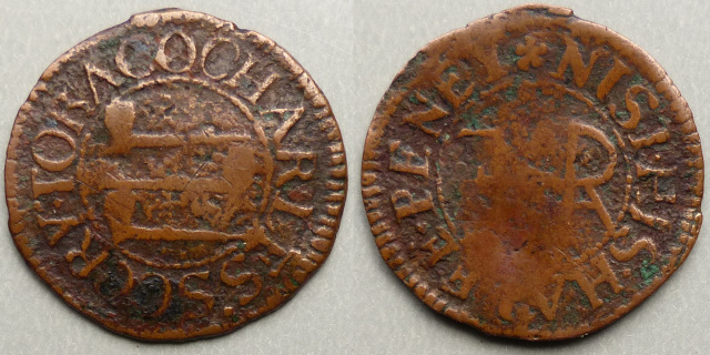 Dartmouth, Charles Scory halfpenny